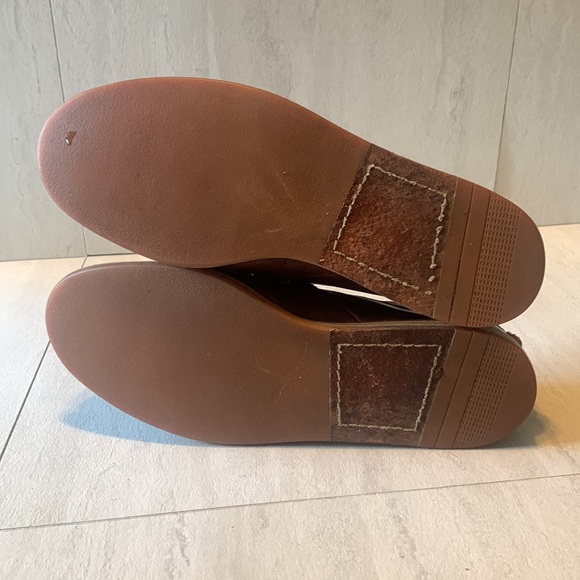 J Shoes "Thames" Men's Brown Leather Comfy Slip On Loafers Size 10.5 - Picture 5 of 12